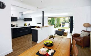 gaining space with a rear kitchen extension