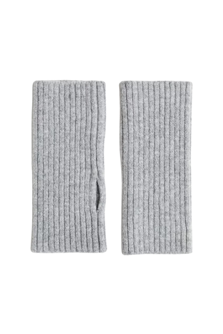 Rib-Knit Wrist Warmers