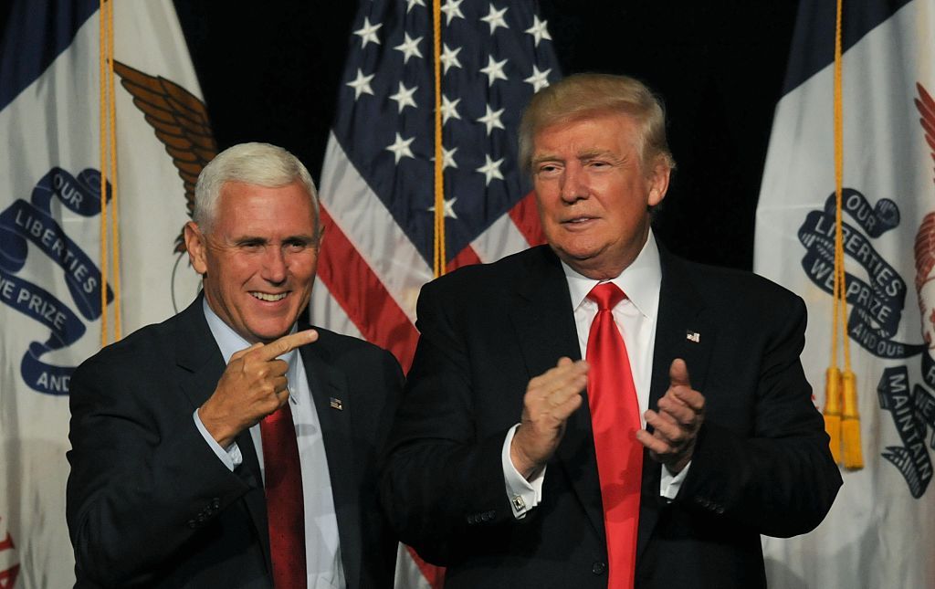 Mike Pence says Donald Trump has donated &amp;quot;10s of millions&amp;quot; to charity