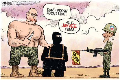 Obama cartoon World Vladimir Putin Syria Rebels