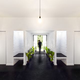 white interior of health clinic in south africa