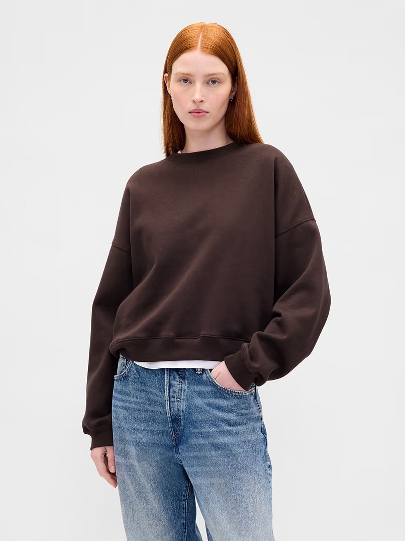 Gap, VintageSoft Wedge Crew Sweatshirt