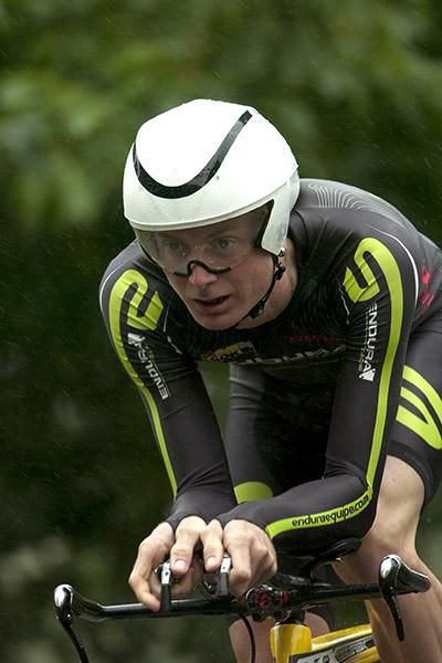 John 'Jack' Anderson from Queensland had the difficult task of being the last rider before reigning champion Cameron Meyer to leave the starting-gate in Learmonth.