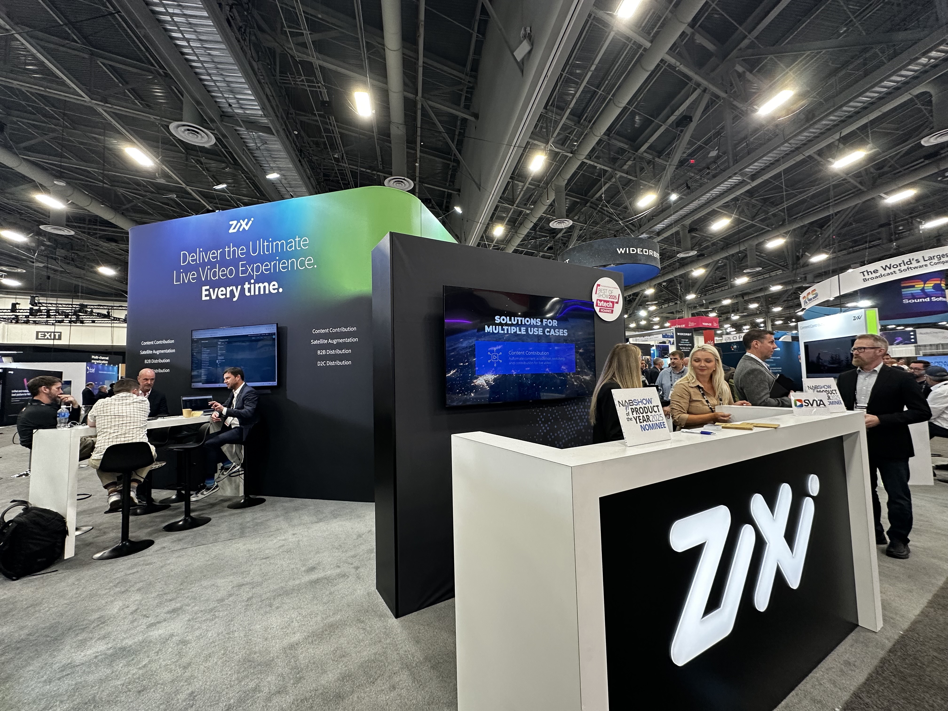 Zixi booth at NAB Show