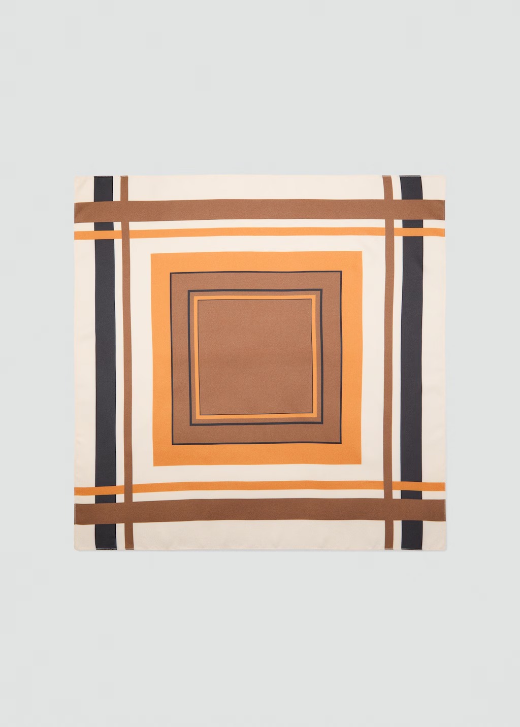 Striped Satin Scarf - Women | Mango Usa