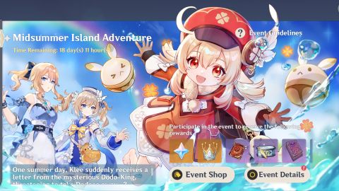 Genshin Impact 1 6 Midsummer Island Adventure Event Guide Gamesradar