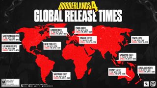 Borderlands 4 release times