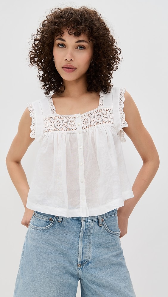 Citizens of Humanity Mia Embroidered Top