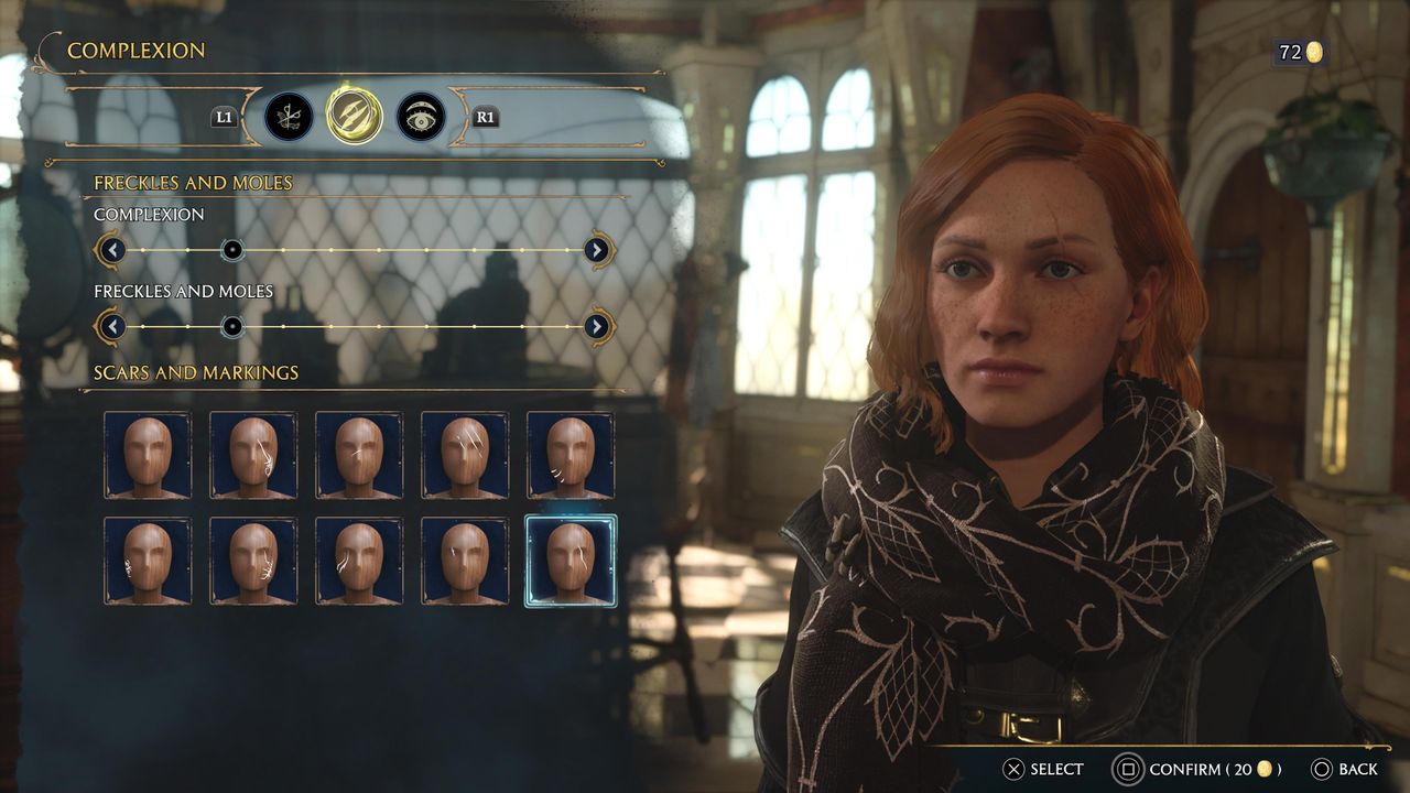 hogwarts legacy change appearance menu witch