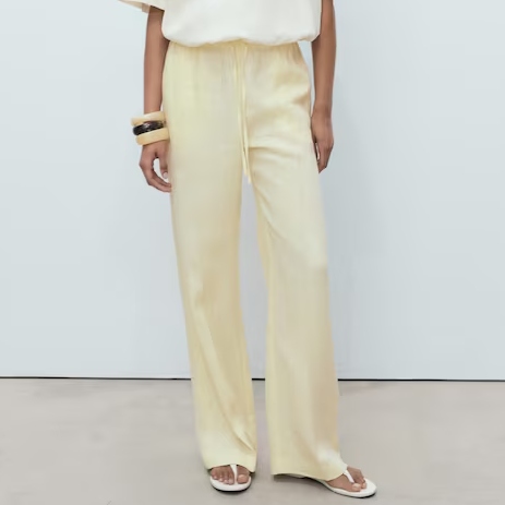 Mango Straight Fit Trousers