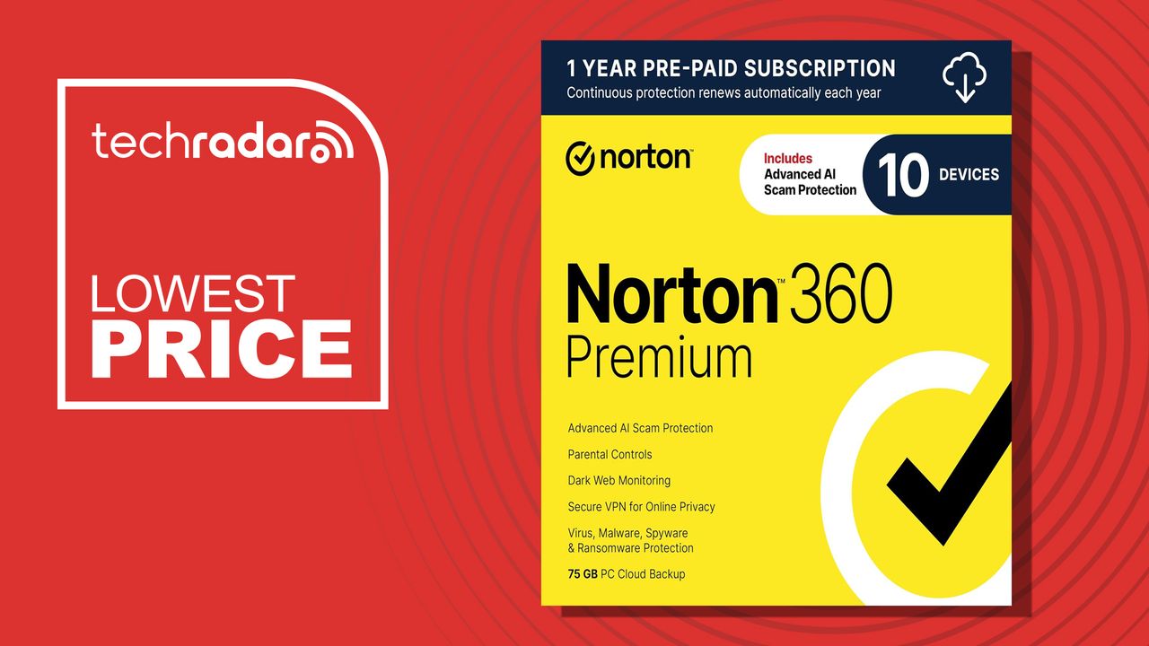 Protect your devices from AI scams, malware, and identity theft for under $30 — Norton 360 Premium is 'the antivirus deal to go for' in Amazon's Big Spring Sale