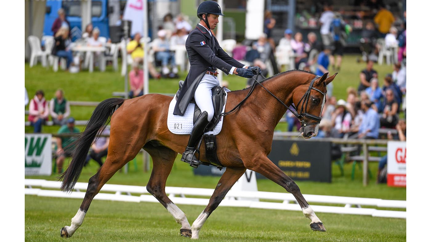 Bramham Horse Trials dressage Tom Carlile 2022
