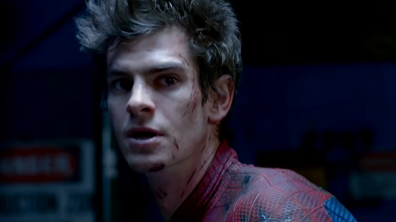 Andrew Garfield Captura de pantalla del tráiler de Amazing Spider-Man