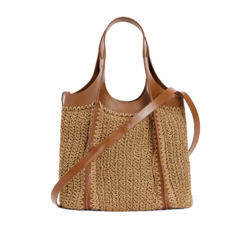 Boden , Mini Straw Tote