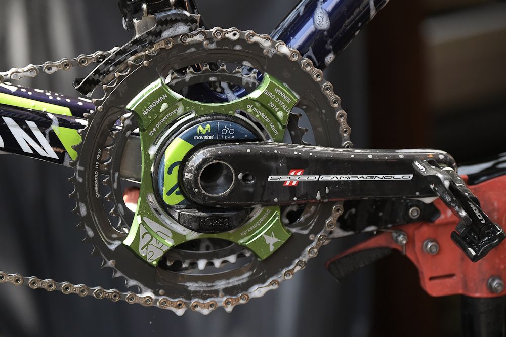 The power center of Nairo Quintana's bike.
