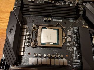 CPU inside computer