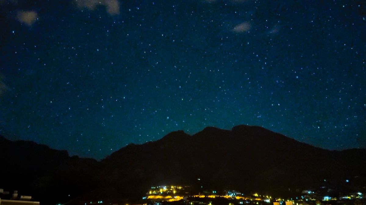starmus la palma - view of the night sky filled with stars.
