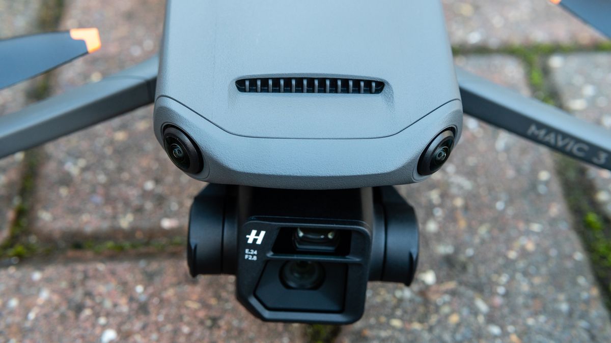 The DJI Mavic 3 drone's front camera