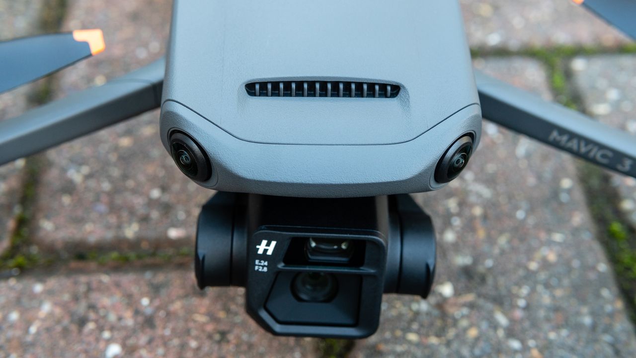 The DJI Mavic 3 drone's front camera
