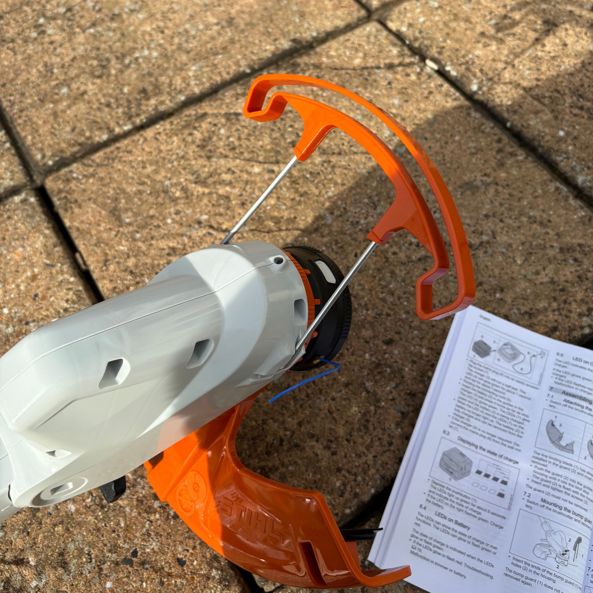 Assembling STIHL FSA 50 Cordless Grass Trimmer