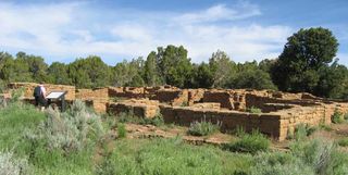 Coyote Village is part of Far View village, located southwest of Pipe Shrine House.