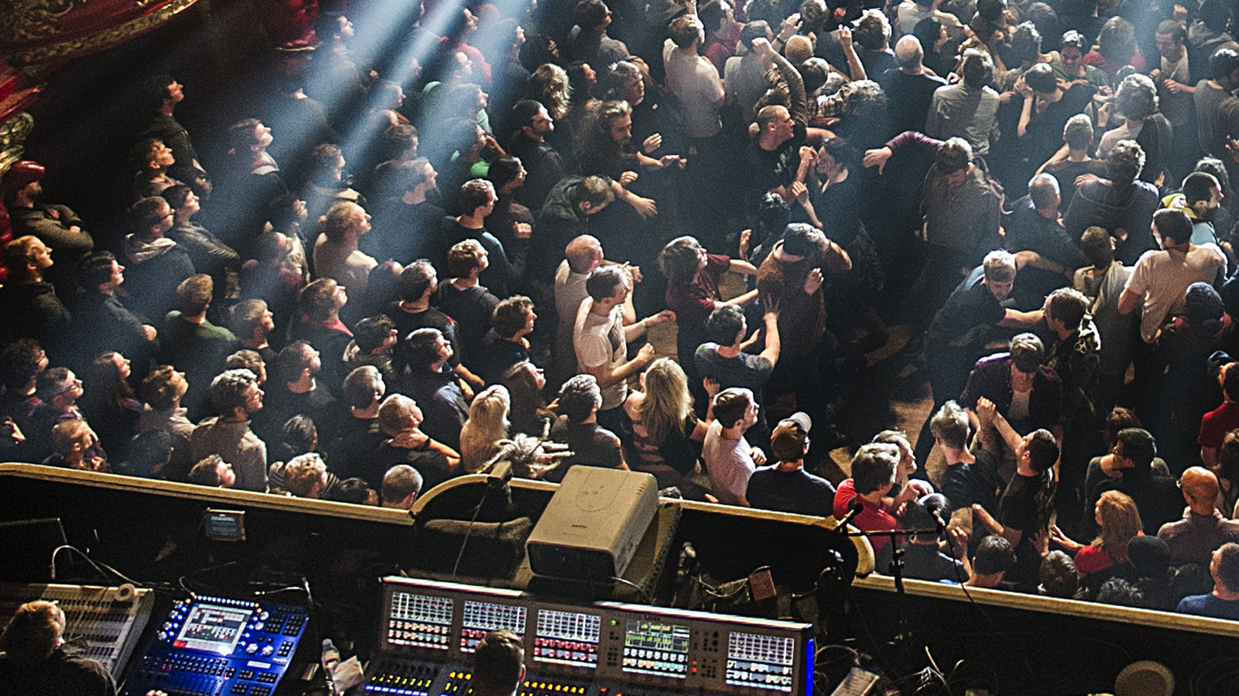 Crowd at a prog gig