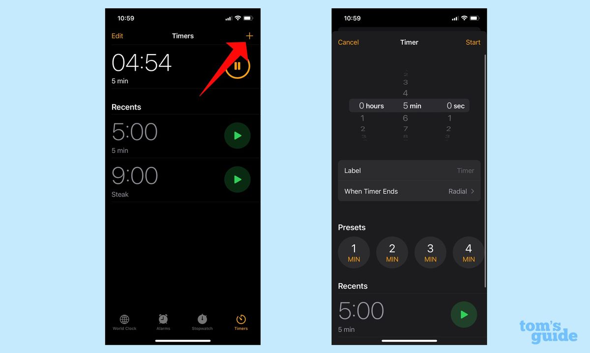 How to set up and manage multiple timers on your iPhone Tom's Guide