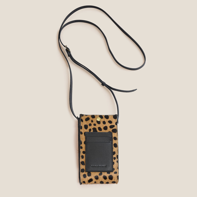 Everyday Phone Wallet Crossbody - Leopard