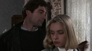 Maryam D'Abo and Timothy Dalton in The Living Daylights