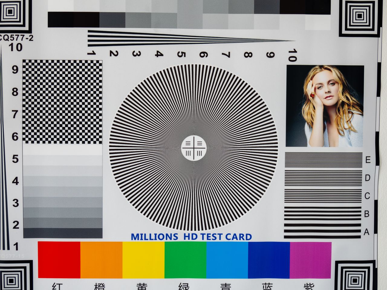 photographic test chart