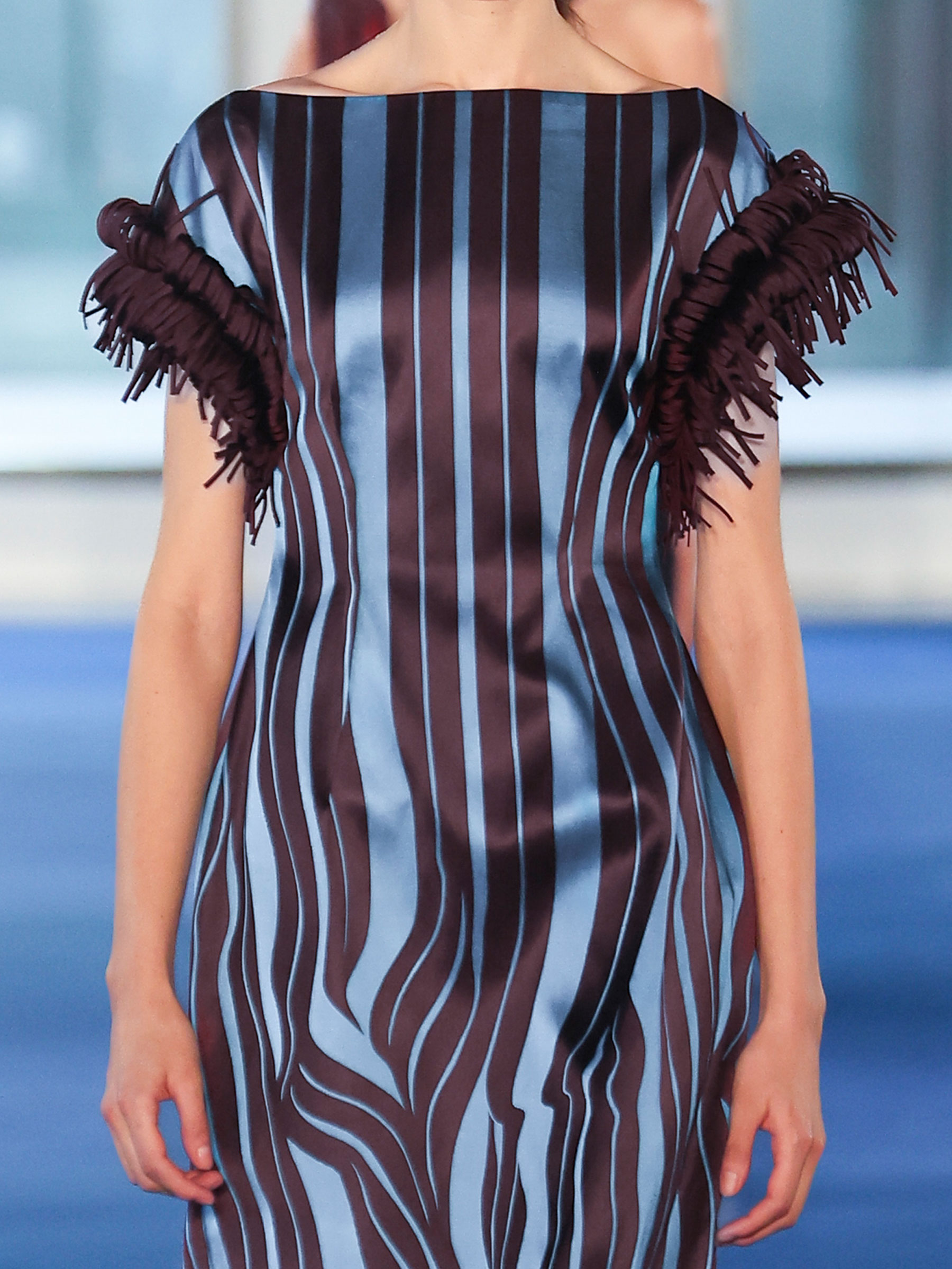 Proenza Schouler fall 2026 runway model.