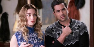 David and Alexis in _Schitt's Creek._