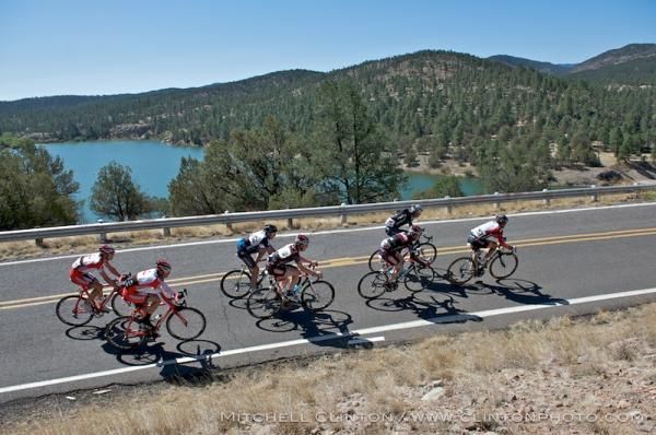 The break passes Lake Roberts.