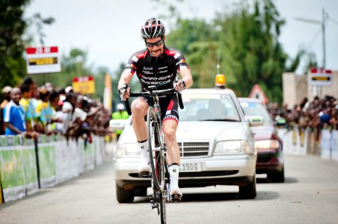 Bruno Langlois (Team Quebecor Garneau) wins stage4 in Tour of Rwanda2012