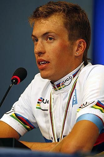 Dominique Cornu (Belgium) at the press conference