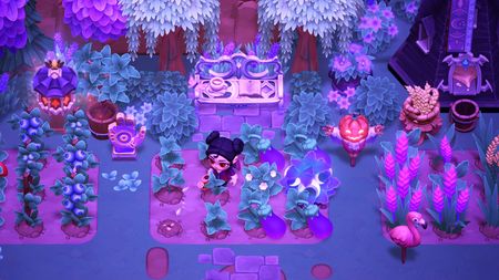 Moonlight Peaks - watering crops