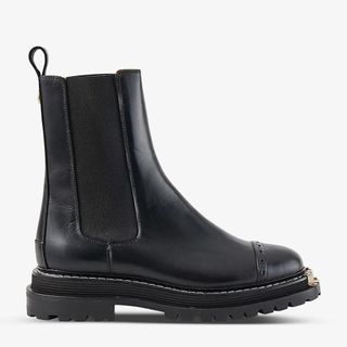 Sandro Liam leather Chelsea boots