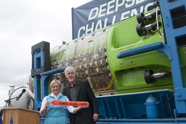 james cameron, donated submarine, DeepSea Challenger