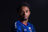 HARTFORD, CONNECTICUT - JUNE 05: (EXCLUSIVE COVERAGE) Ryan Mendes #20 of Cabo Verde poses for a portrait during the official FIFA World Cup 2026 portrait session on June 05, 2026 in Hartford, Connecticut. (Photo by Maddie Meyer - FIFA/FIFA via Getty Images)