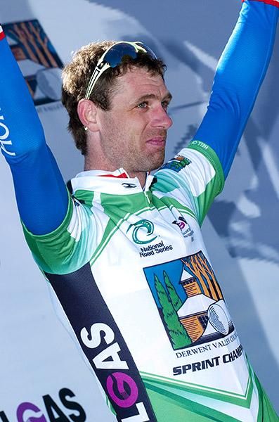 Ben Mather (Lawson Homes) cleaned up the jersey competitions with the sprints and KOM points earned during his solo break.