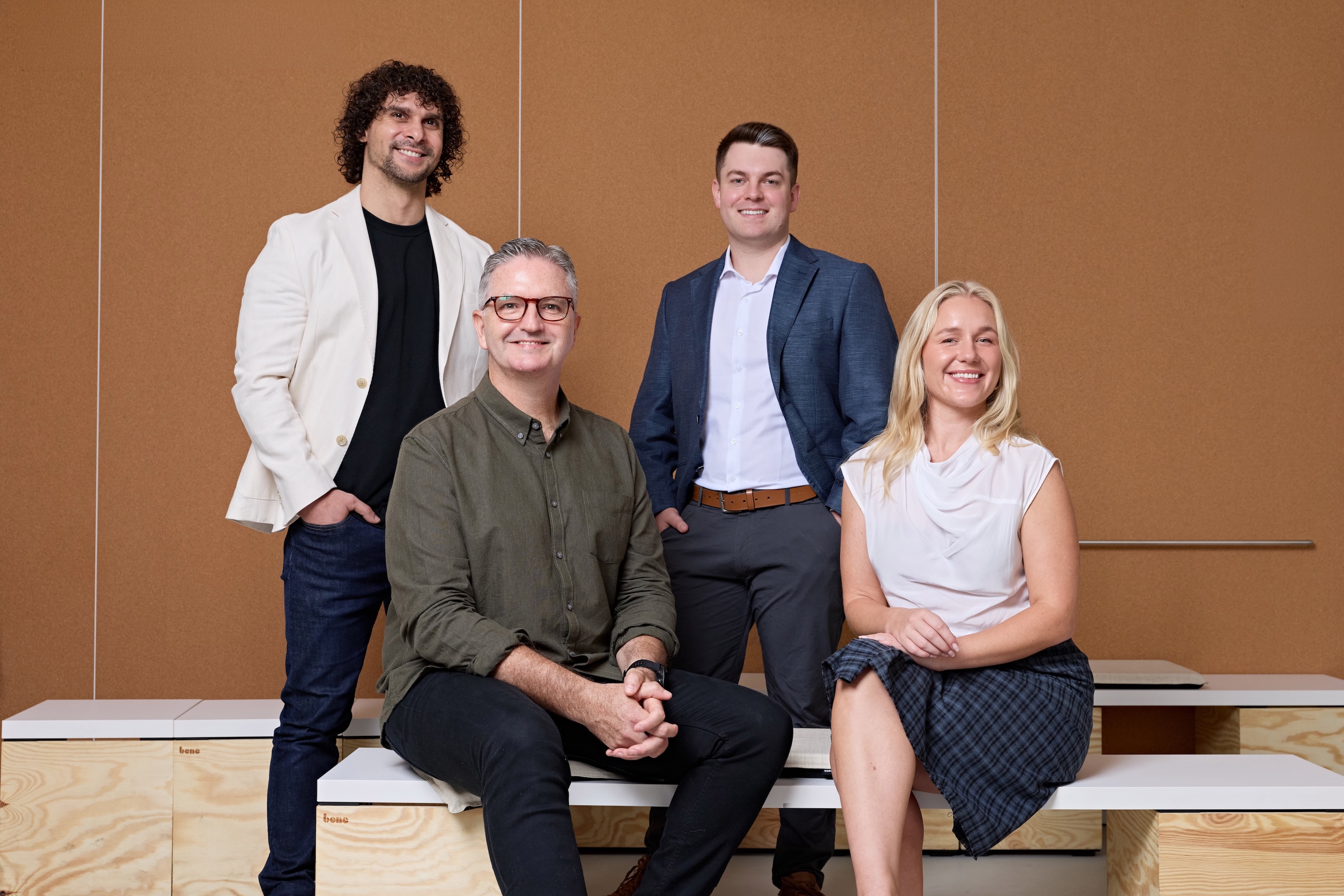 From l-r: Adel Dani Kabbara, Bryan Magee, Alec, and Alexandra Martin.