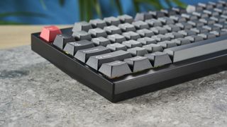 Photograph of the Lemokey L4 mechanical keyboard