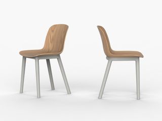 Michael Young chairs,moulded plywood seat