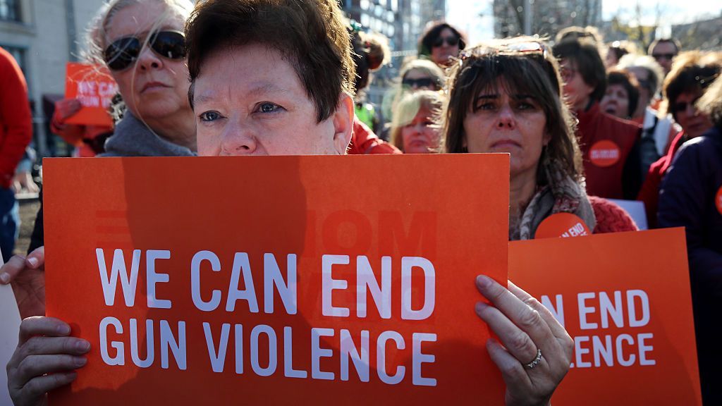 Moms Demand Action For Gun Sense In America&#039;s Boston Orange Walk