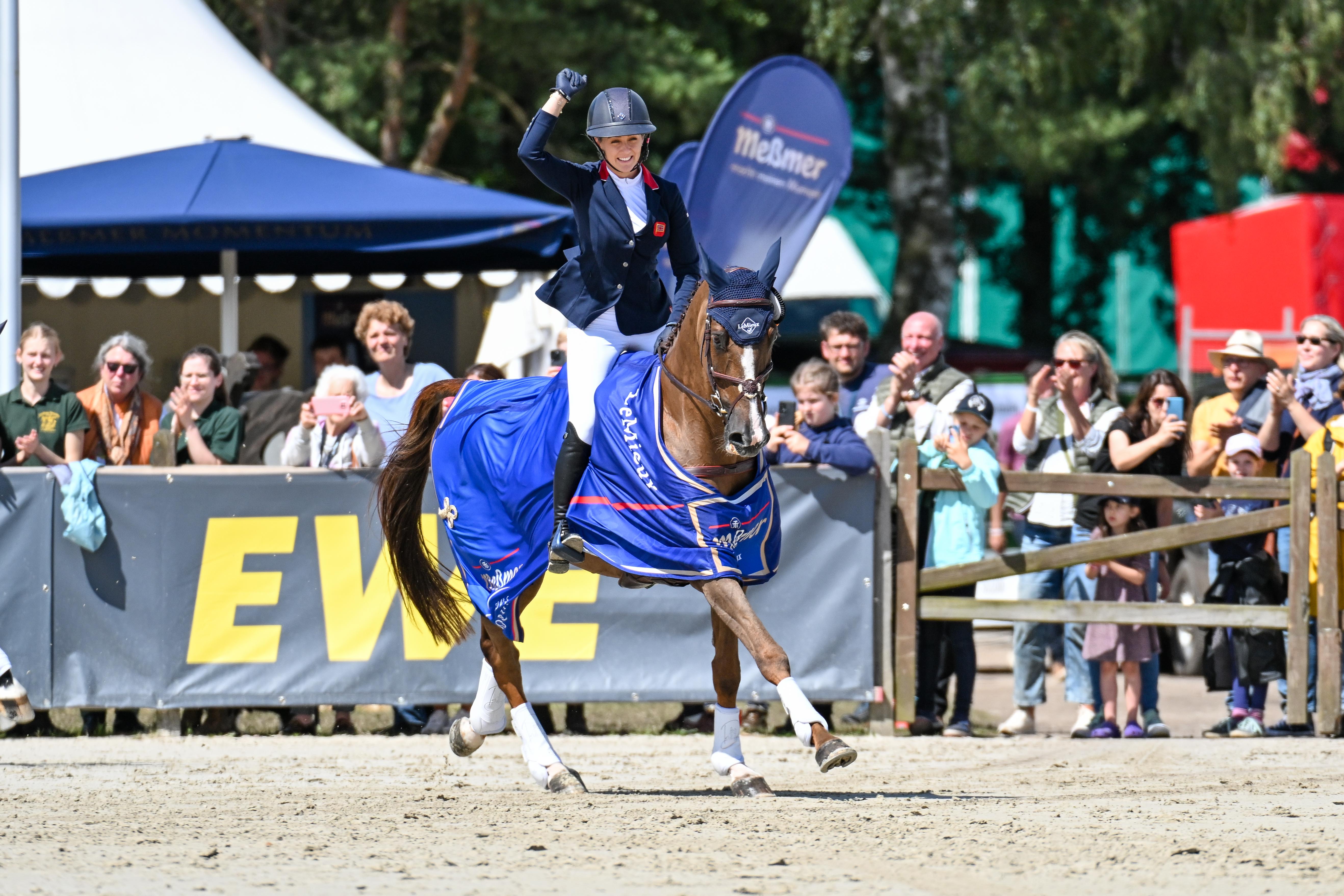 The Luhm&amp;uuml;hlen Horse Trials CCI4*-S results were topped by British rider Yasmin Ingham and Banzai Du Loir (pictured).
