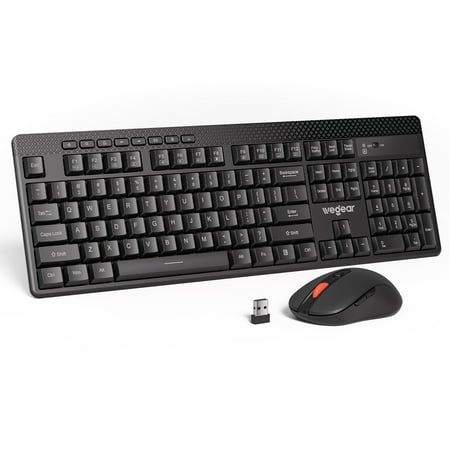 Silent Wireless Keyboard and Mouse Combo