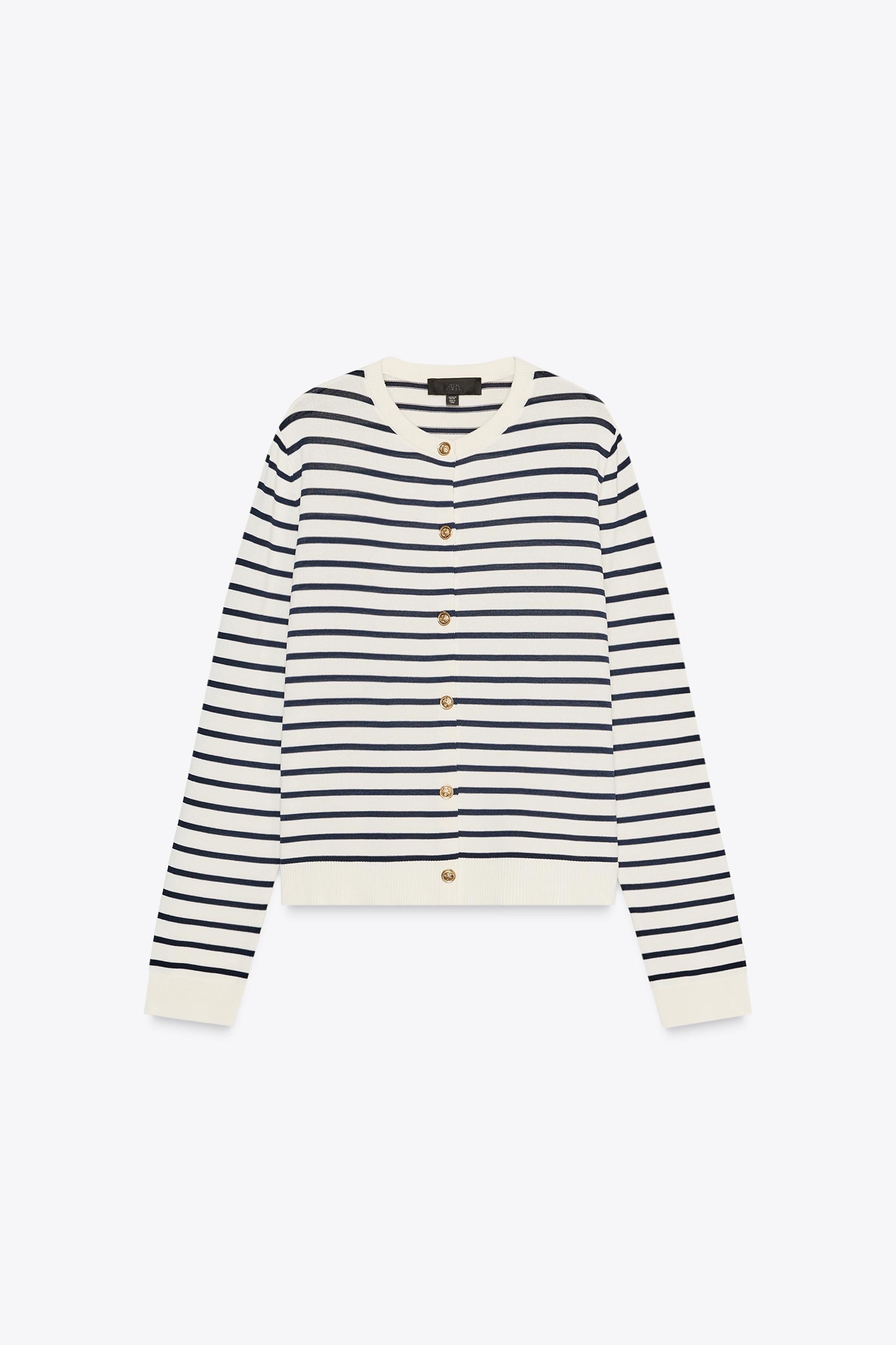 Striped Knit Cardigan