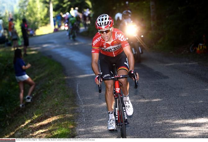 Tony Gallopin (Lotto Belisol) on the attack