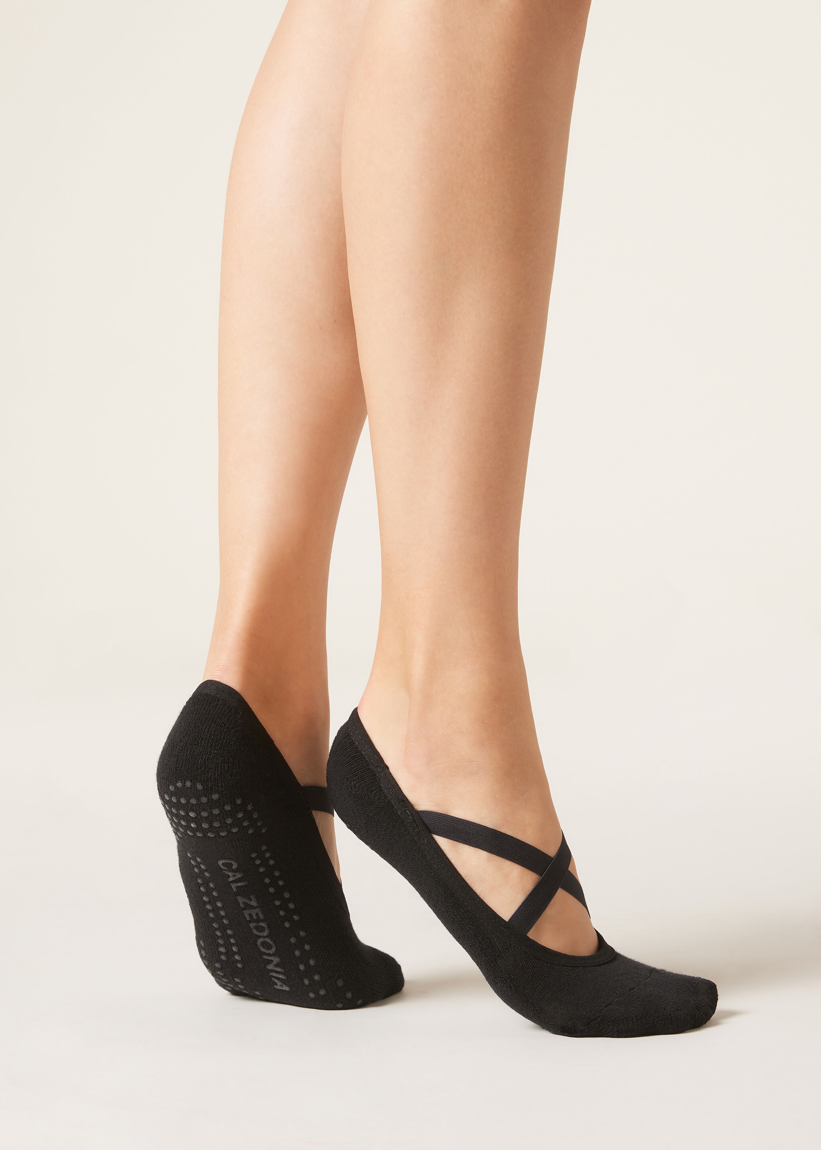 Calzedonia, Pilates Non-Slip Socks With Crisscross