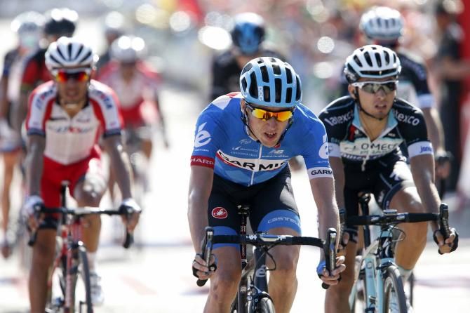 Dan Martin (Garmin-Sharp) was aggressive in the finale at Cabarceno.
